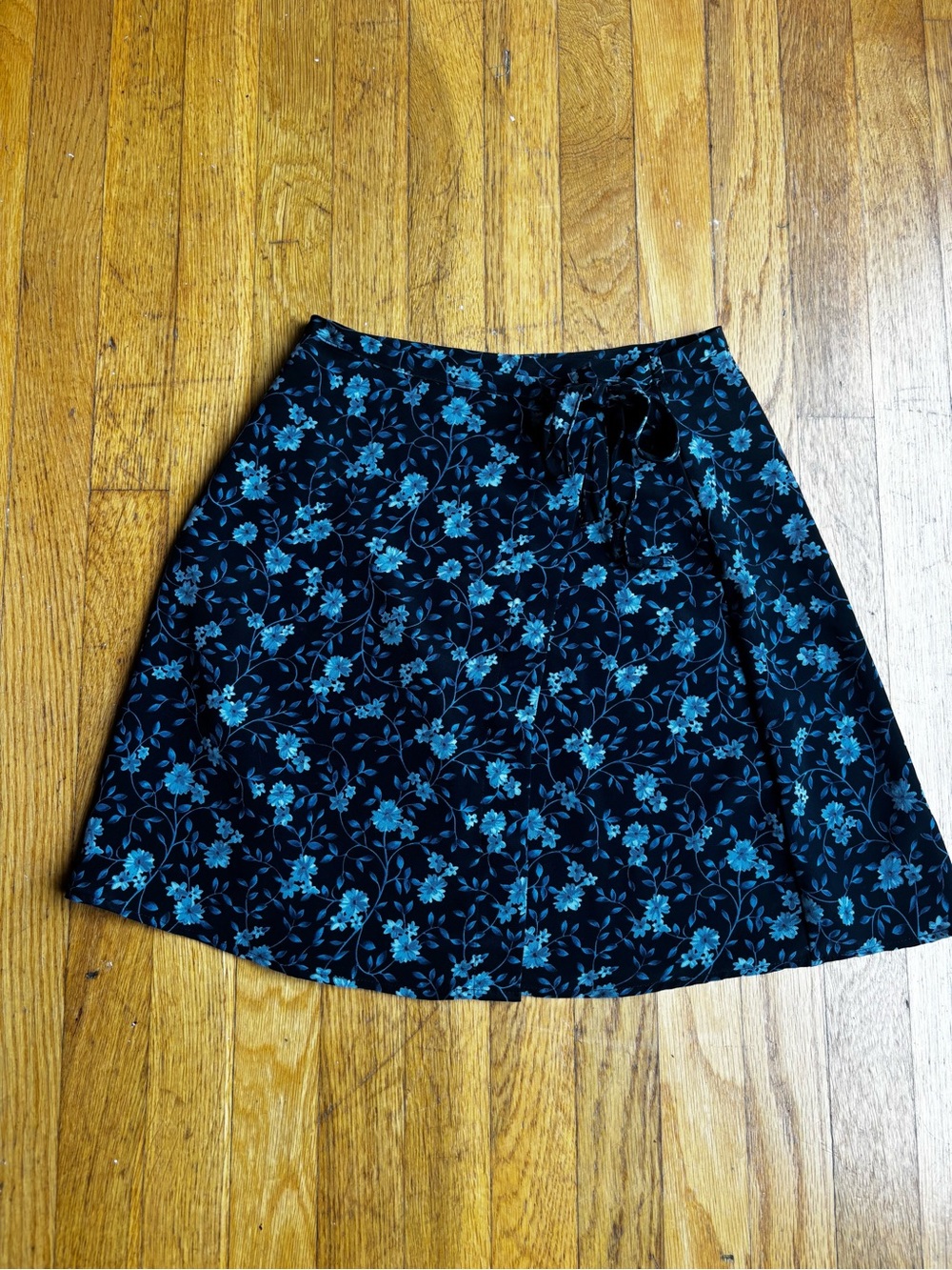 Vintage Floral Wrap Skirt